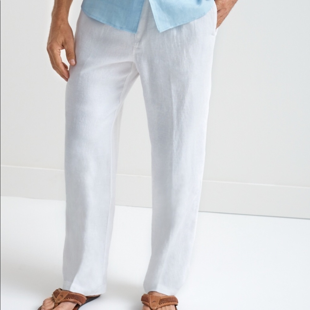 Men’s white beach pants